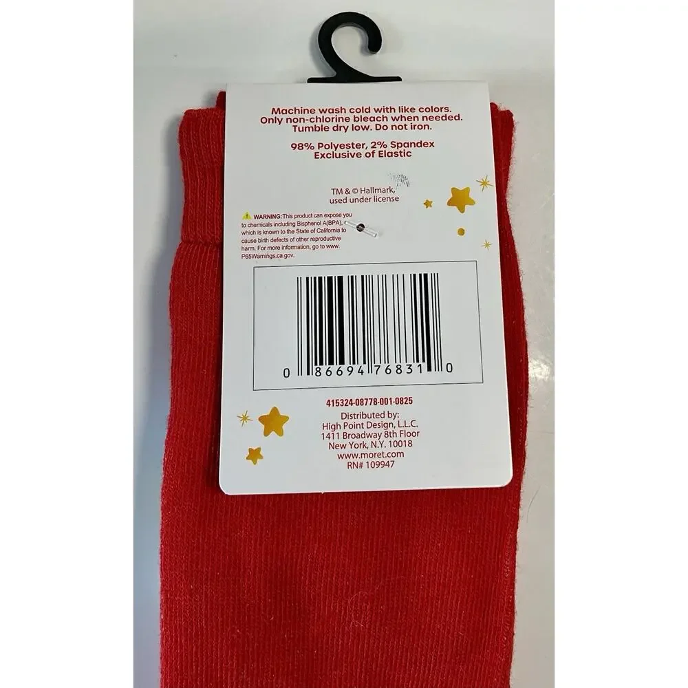 Rainbow Brite Sprite 2 pair Socks Womens Shoe Size 6.5-12 Sock Size 10-13 NWT